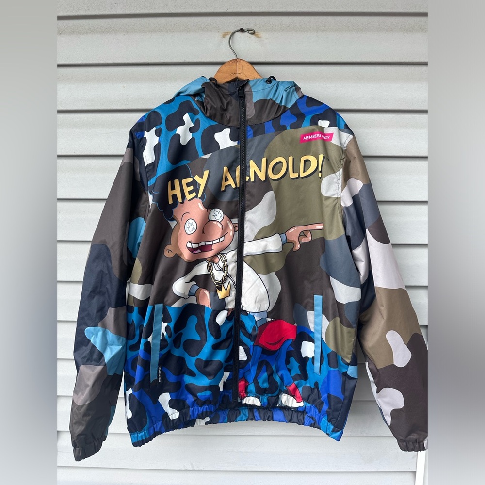 Members Only “Hey Arnold” jacket size L NWOT